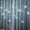 Luces Led Navideñas Copos Nieve