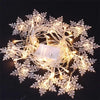 Luces Led Navideñas Copos Nieve