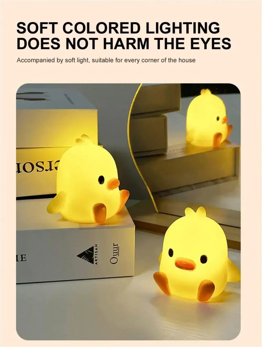 Lámpara Nocturna Infantil Patito