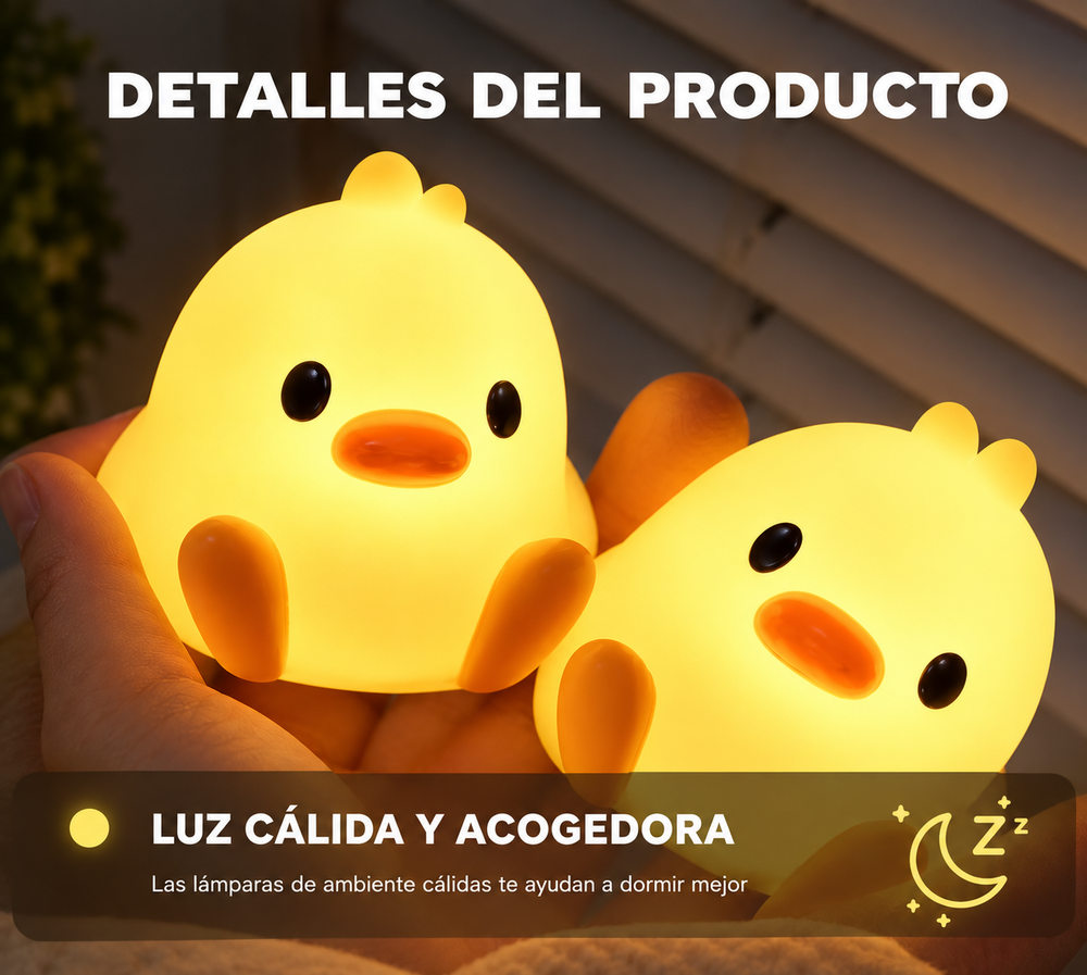 Lámpara Nocturna Infantil Patito