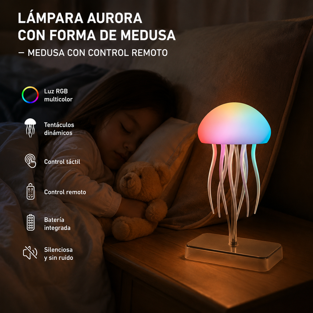 Lámpara Medusa Control Remoto
