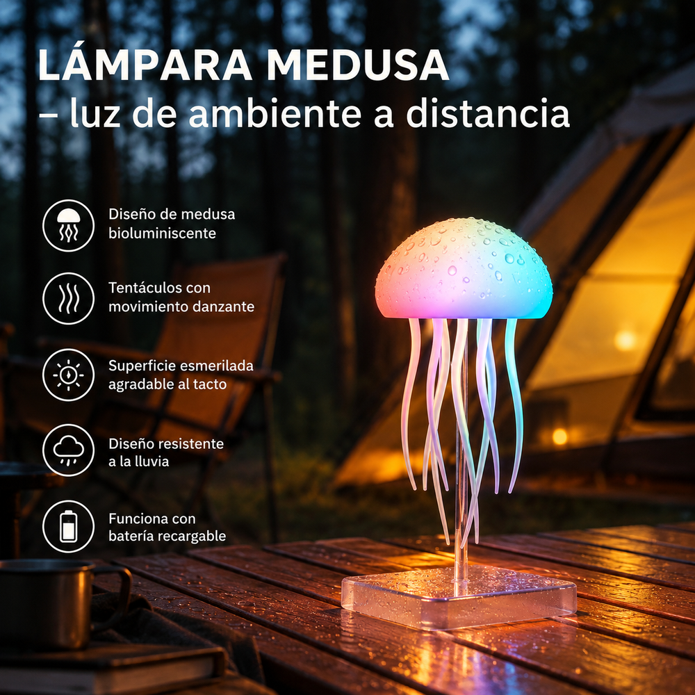 Lámpara Medusa Control Remoto