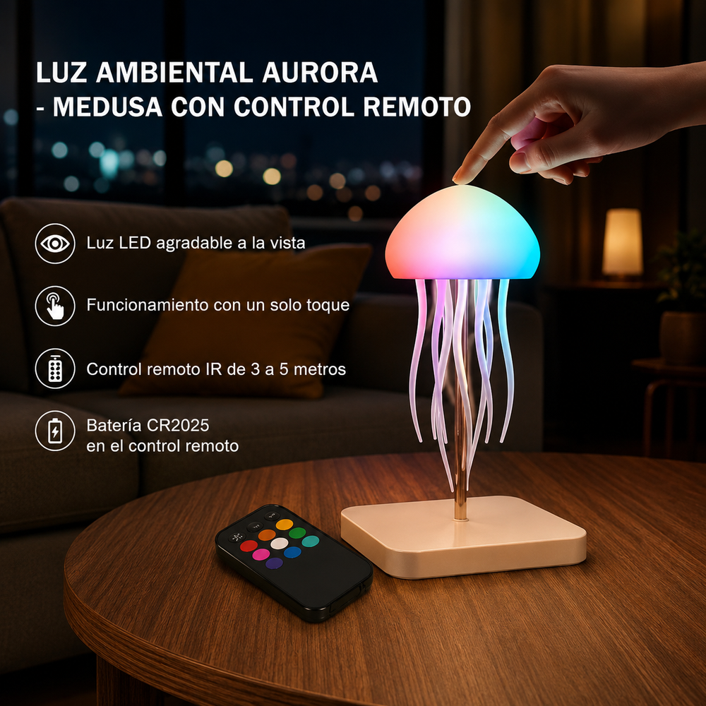Lámpara Medusa Control Remoto